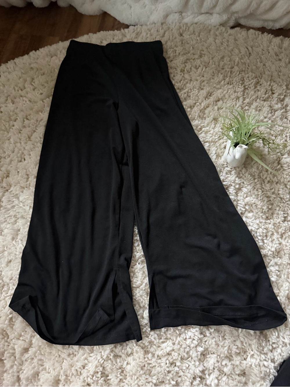 Ardene Black Wide-Leg super comfy women’s trouser Palazzo Pants